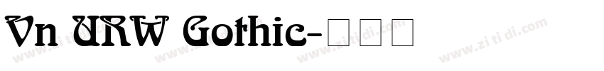 Vn URW Gothic字体转换